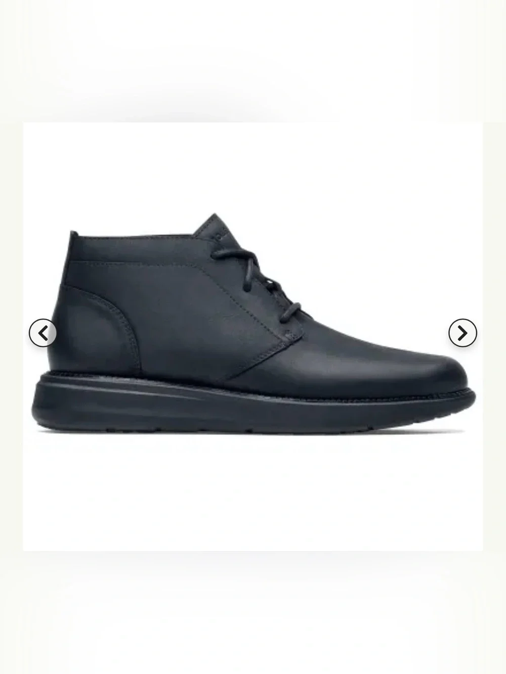 Cole Haan Black Leather Chukka Boots - Lace-Up Men’s Boots